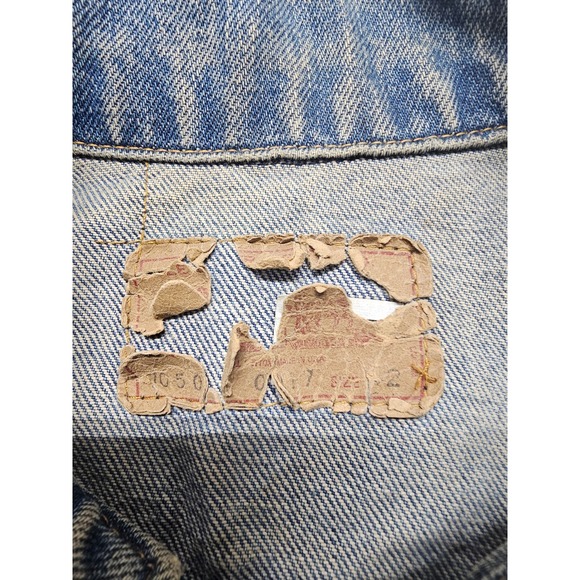 Vintage Levis 70505 0217 Type III Denim Trucker Jacket Blue Size 42 Made in USA - Picture 4 of 9